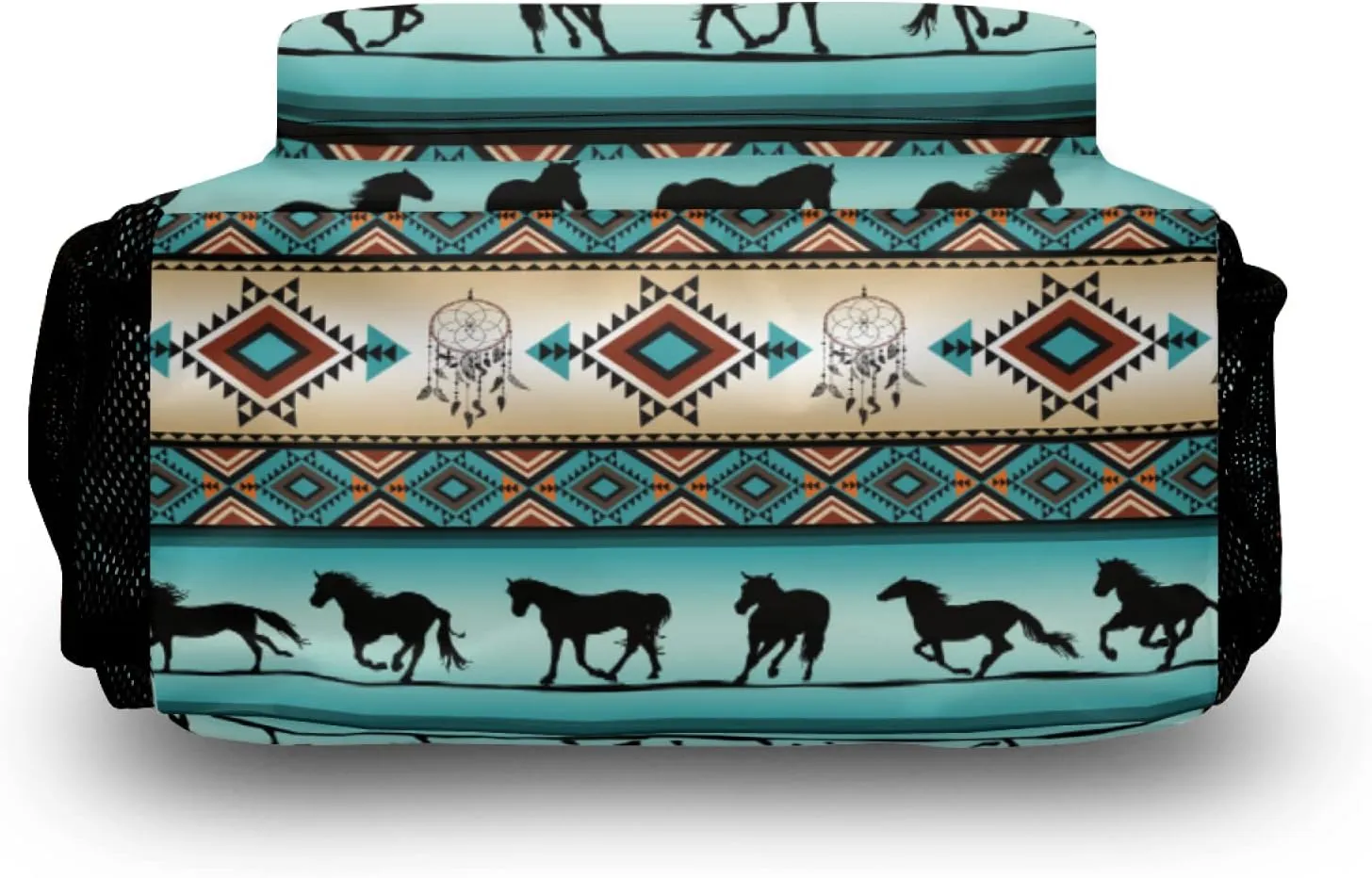 Navajo Horse Backpacks for Girls Boys Kids Aztec Backpack Tribal Print Bookbag Back to School Gifts Bag 2nd 3rd 4th 5th 6th Grade