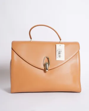 New Giorgio Armani Leather Top Handle Bag