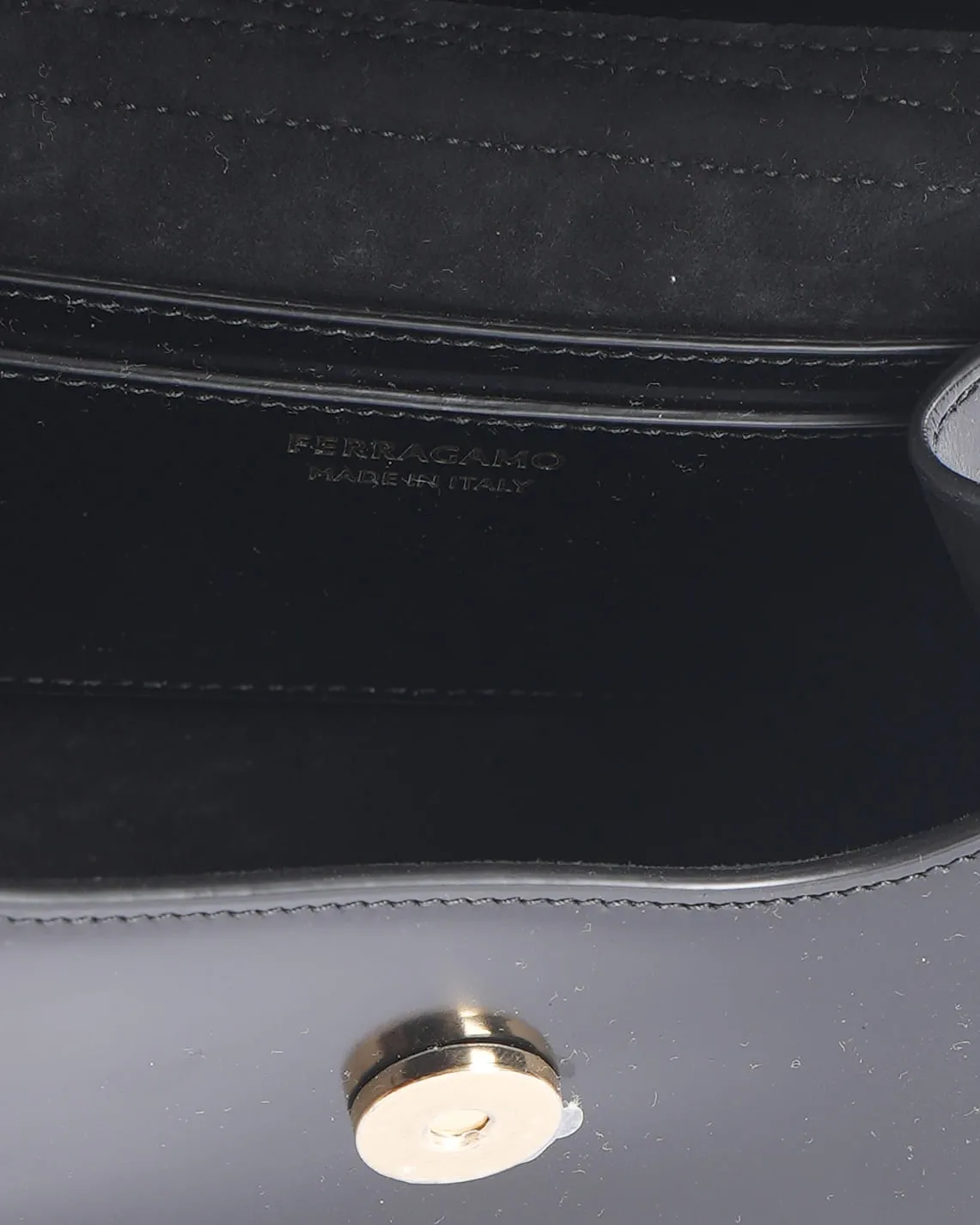 New Salvatore Ferragamo Geometric Small Top Handle Bag with Crossbody Strap