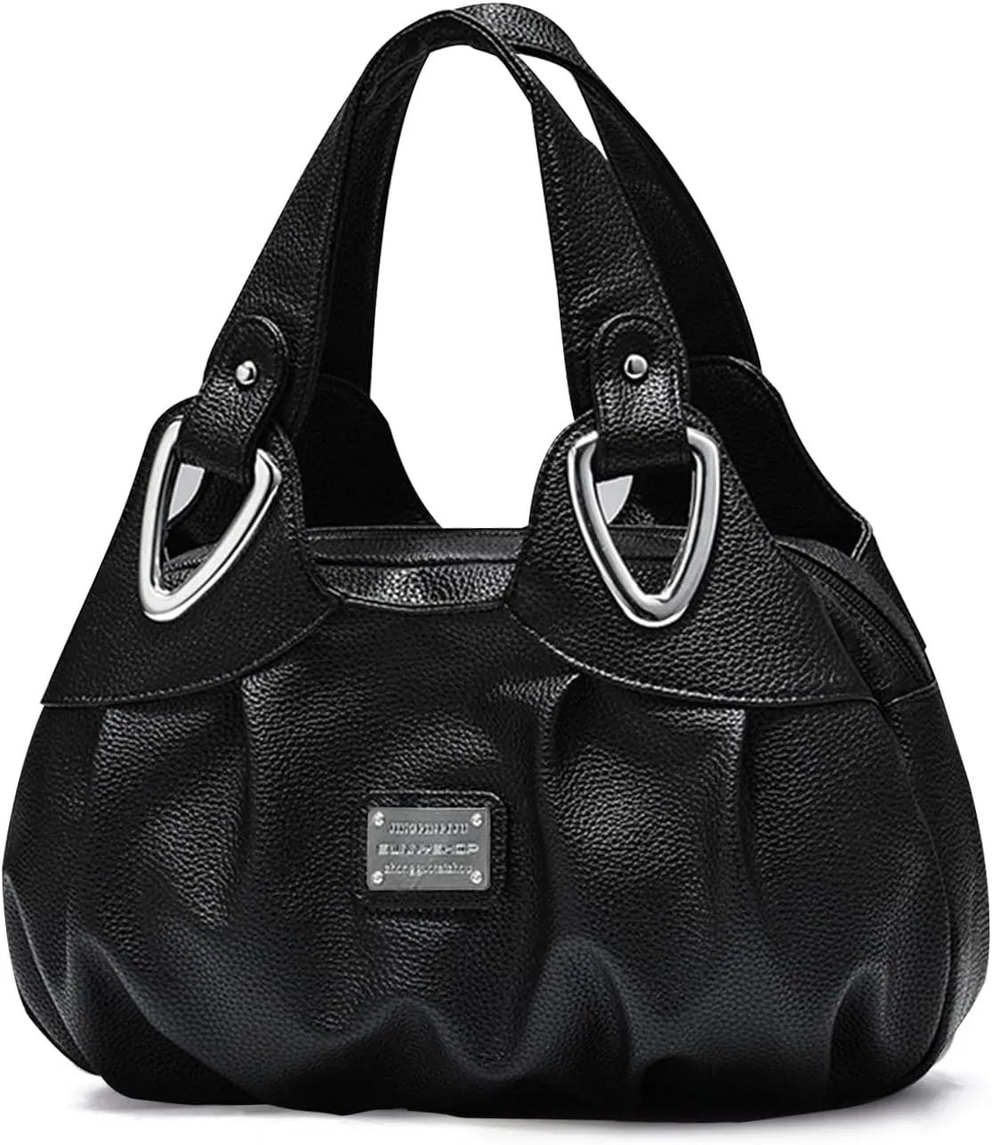 NICOLE & DORIS Ladies Fashion Handbags Elegant Top-handle Bags for Women Floral Shoulder Bags PU Leather