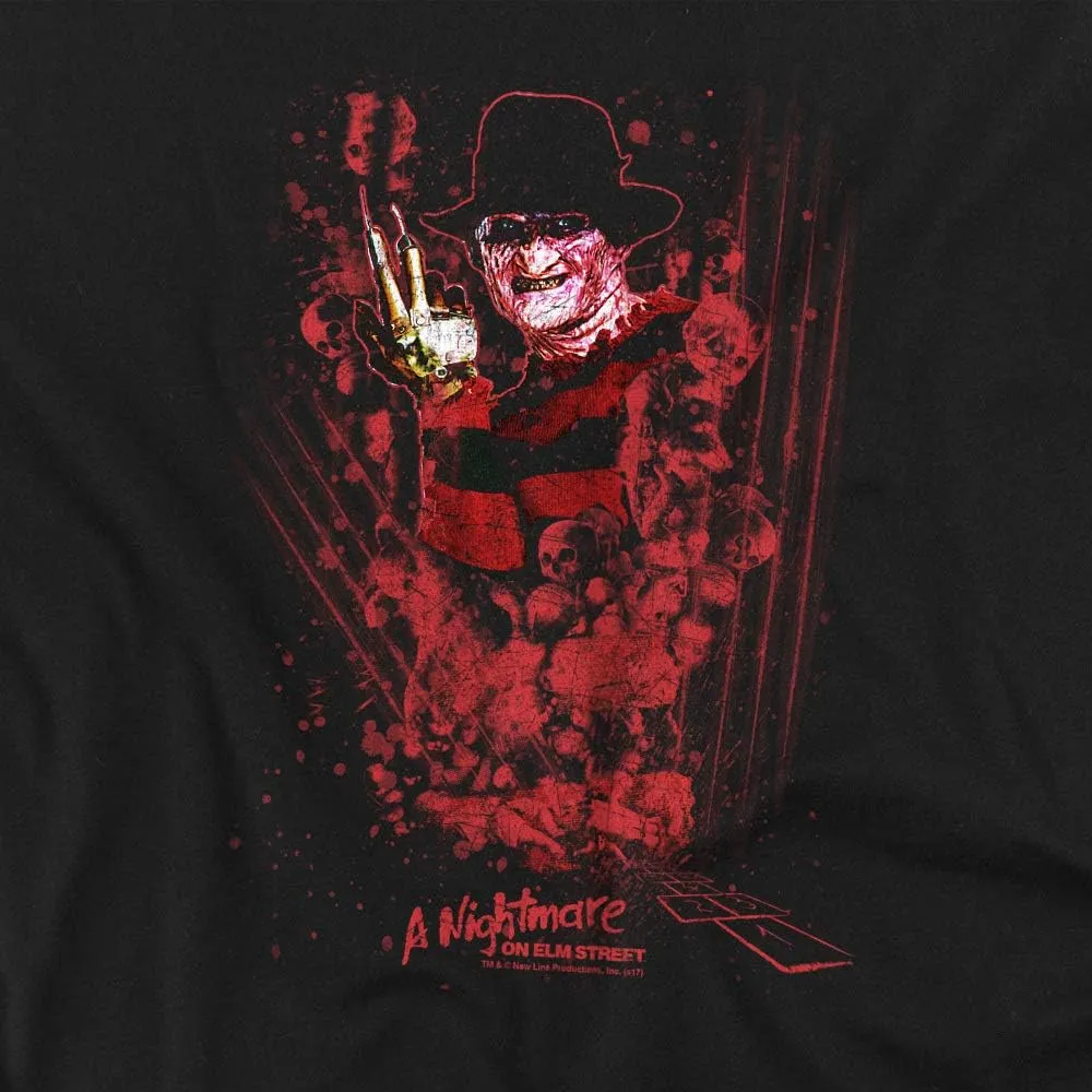 Nightmare On Elm Street One Two Freddys Coming for You Women's T Shirt
