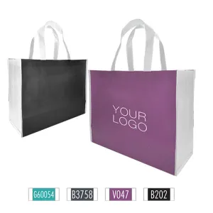 Non-woven Bags Heavy Duty 2 Tone - 17"W x 7"D x 13"H - 100gsm