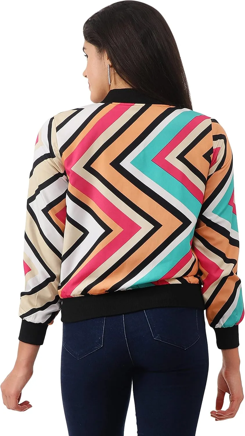 NUEVOSDAMAS Women's Bomber Jacket Bomber Jacket