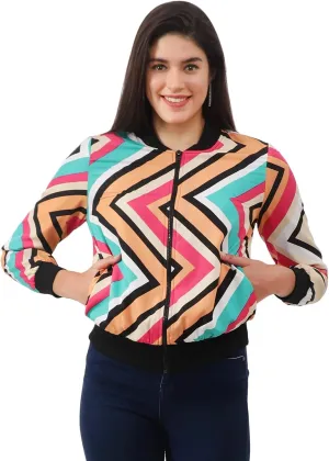 NUEVOSDAMAS Women's Bomber Jacket Bomber Jacket