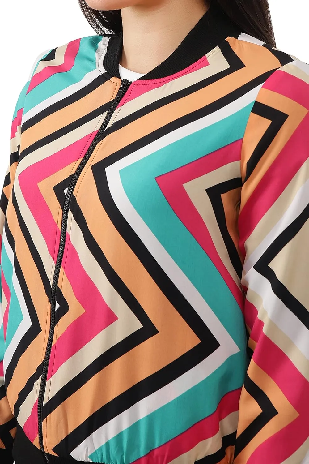 NUEVOSDAMAS Women's Bomber Jacket Bomber Jacket