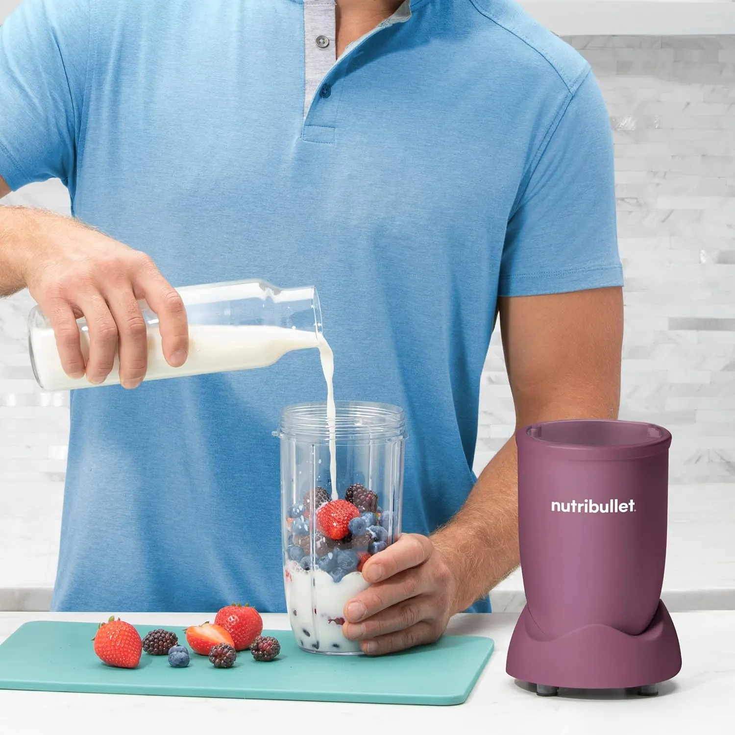 Nutribullet NB9-1301ALP Pro 13 Pcs Matte Light Plum, 900W Food Blender