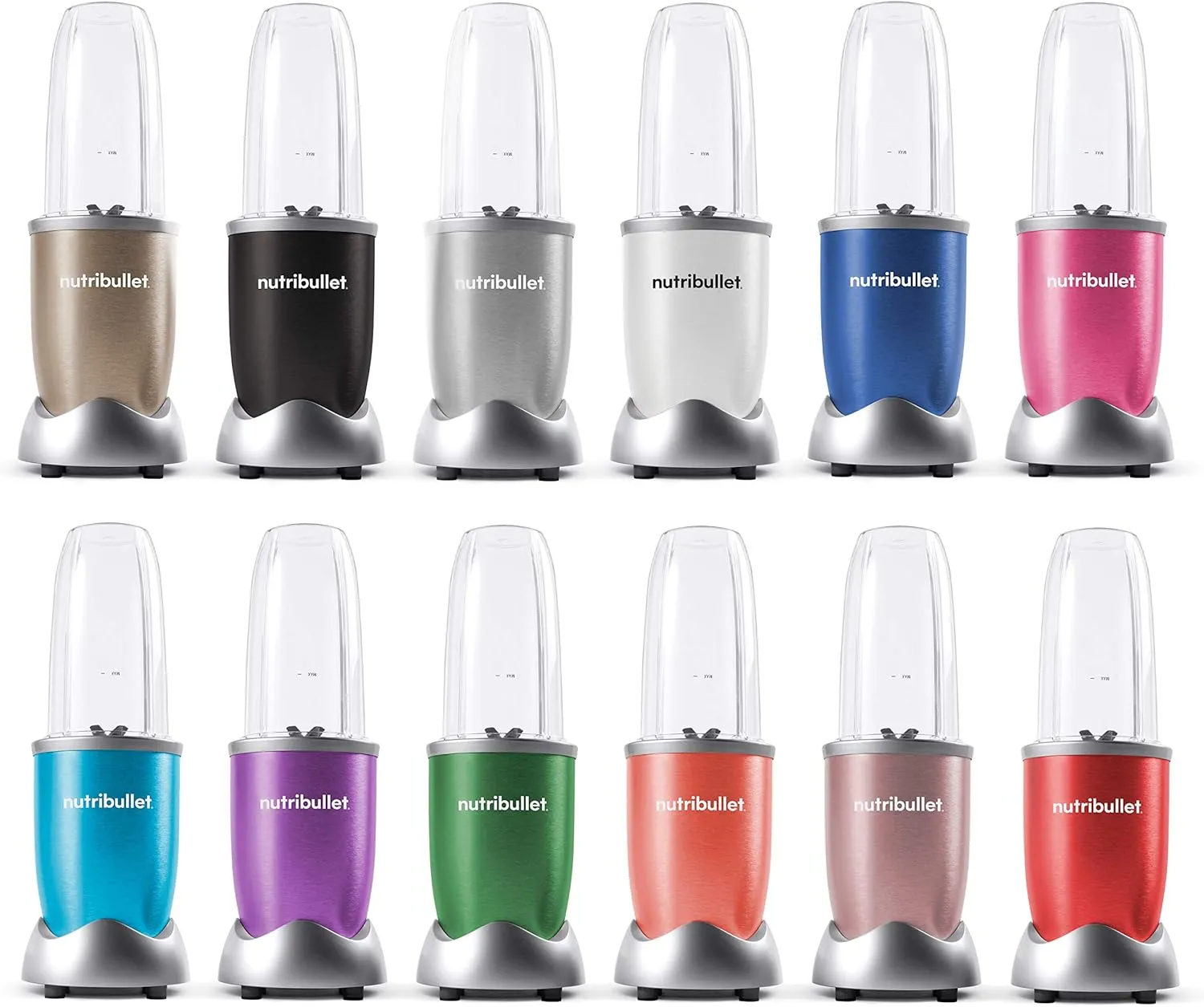 nutribullet Pro 900 Watt Personal Blender - 13-Piece High-Speed Blender/Mixer System, Champagne