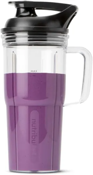 nutribullet Tritan Renew 24 oz Handled Travel Cup with To-Go Lid