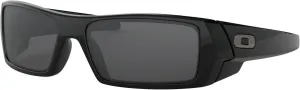 Oakley Gascan Sunglasses 03-471 Polished Black with Grey Lens 60mm