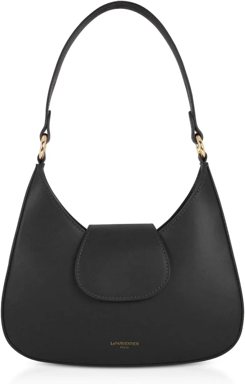 Obolo Shoulder Bag, Genuine Italian Calf Leather, 11 x 9.8 inches