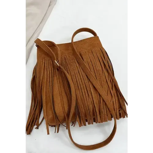 Original Suede Fringe Shoulder Bag