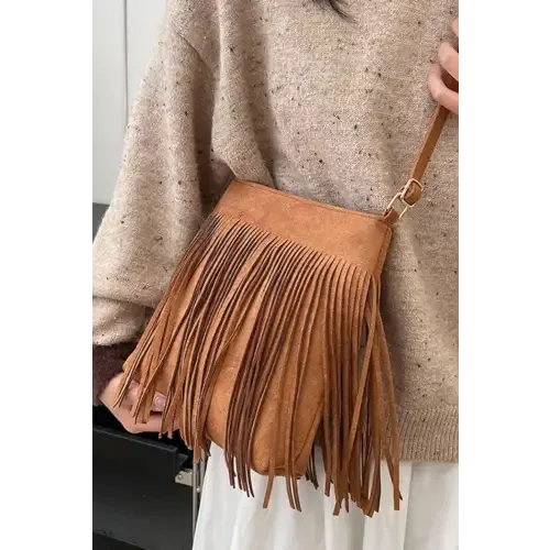 Original Suede Fringe Shoulder Bag