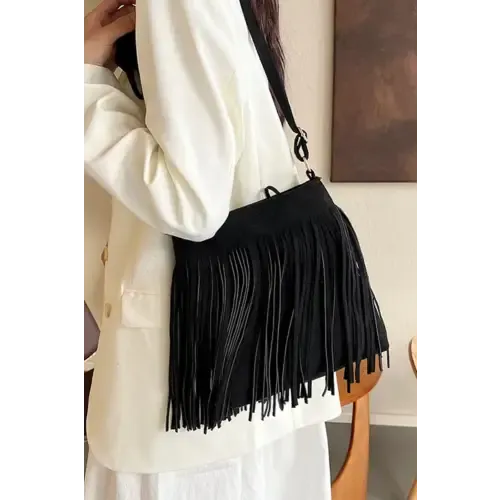 Original Suede Fringe Shoulder Bag