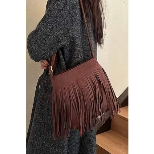 Original Suede Fringe Shoulder Bag