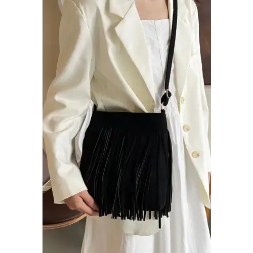 Original Suede Fringe Shoulder Bag