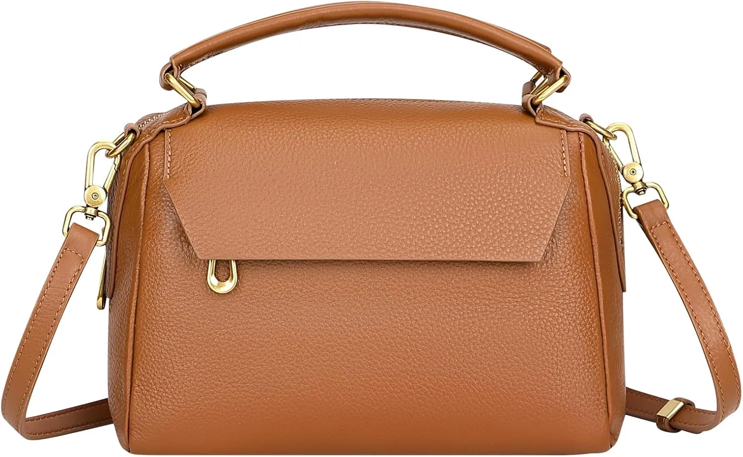 Over Earth Genuine Leather Crossbody Bags for Women Trendy Cross Body Purses Small Top Handle Handbag