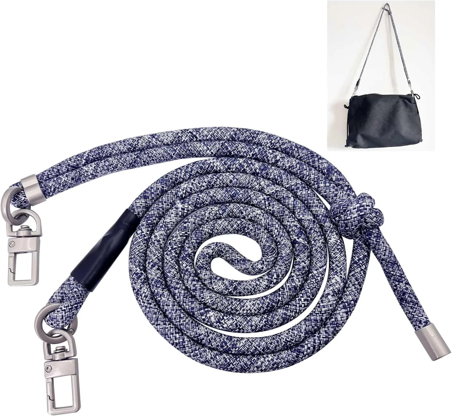 Paracord Bag Strap Crossbody Replacement Handmade Adjustable Shoulder Bag Strap for Street Style Bag Canvas Bag