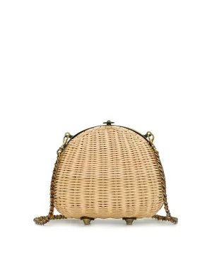 Patricia Nash Melfi Oval Clam Bag Natural One Size