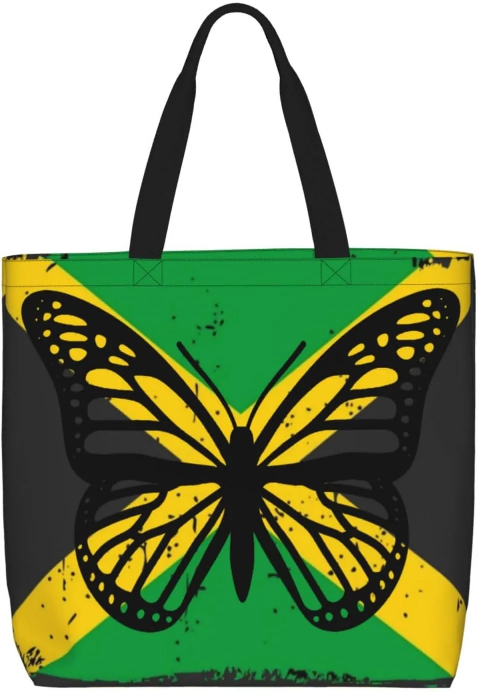 Peacock Canvas Tote Bag for Women with Zipper Large Shoulder Bag Handbag Shopping Bags for Groceries Outdoors Travel