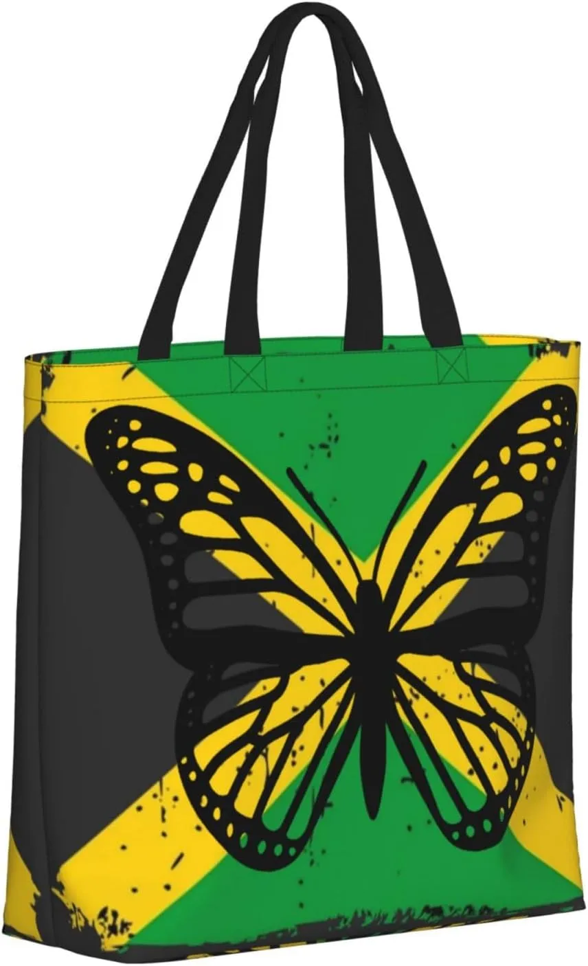 Peacock Canvas Tote Bag for Women with Zipper Large Shoulder Bag Handbag Shopping Bags for Groceries Outdoors Travel