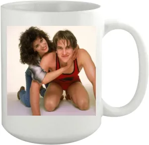 PEAS IN A POD Linda Fiorentino - 15oz White Ceramic Coffee Mug - Elegant Design, Ideal for Gifting or Personal Use PIAP #PDI829738