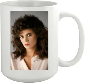 PEAS IN A POD Linda Fiorentino - 15oz White Ceramic Coffee Mug - Elegant Design, Ideal for Gifting or Personal Use PIAP #PDI829741