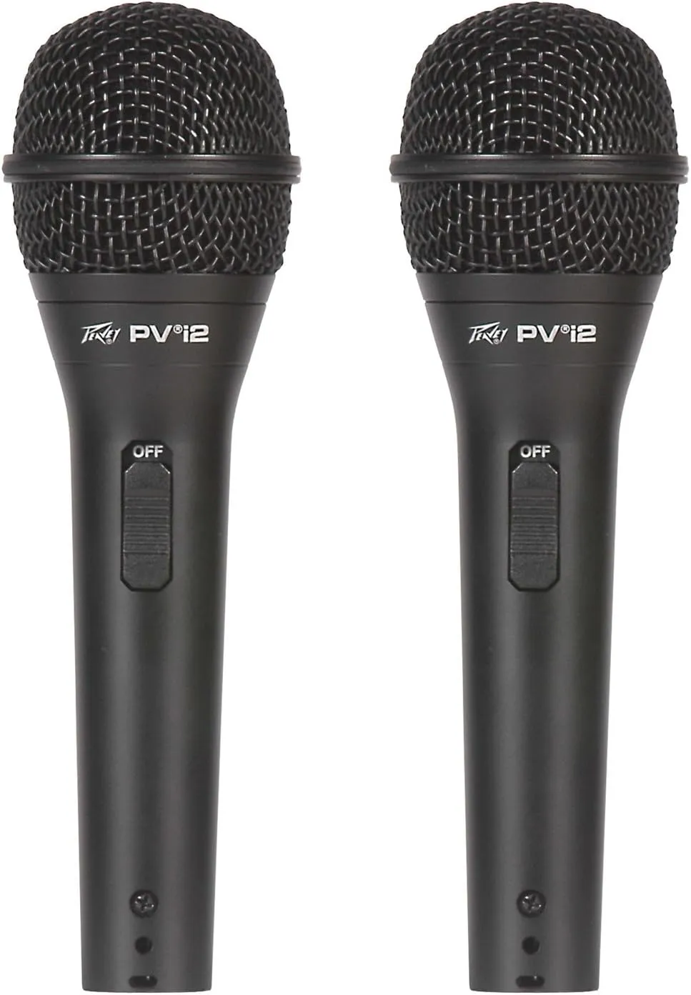 Peavey PVi 2 Dynamic Cardiod Handheld Microphone, 2 Pack