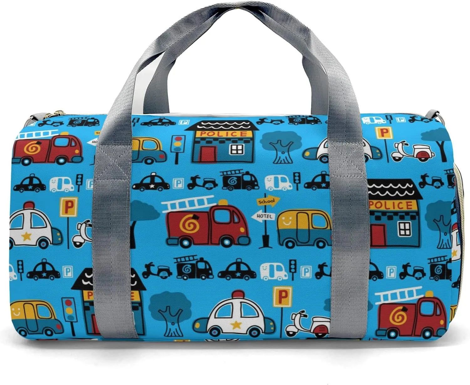 Personalized Gift Duffel Bag City House Car Street Lamp Fitness Travel Gear: Top Bags for Your Gym Essentials