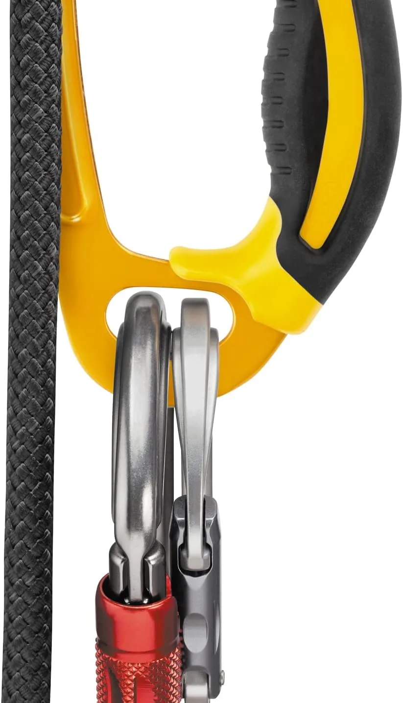 PETZL Ascension Ascender - Ergonomic Handled Rope Ascender for Climbing and Rigging
