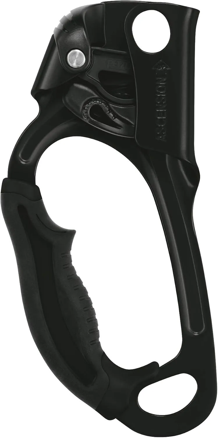 PETZL Ascension Ascender - Ergonomic Handled Rope Ascender for Climbing and Rigging