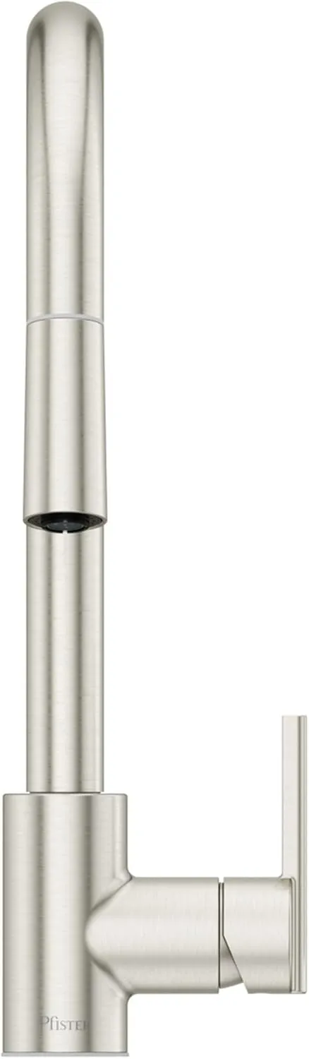 Pfister GT529-BI Brislin 1.8 GPM Single Hole Pull Down Kitchen Faucet with AutoDock Sprayhead, Pfast Connect, and Pforever Seal Valves - Polished Chrome