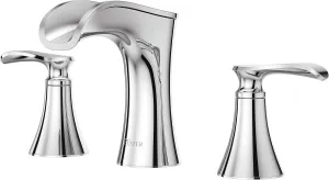 Pfister Jaida Bathroom Sink Faucet, 8-Inch Widespread, 2-Handle, 3-Hole, Polished Chrome Finish, LF049JDCC