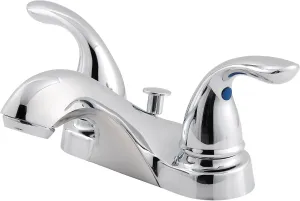 Pfister LG1435100 Pfirst Series 2-Handle 4 Inch Centerset Bathroom Faucet in Polished Chrome, Water-Efficient Model