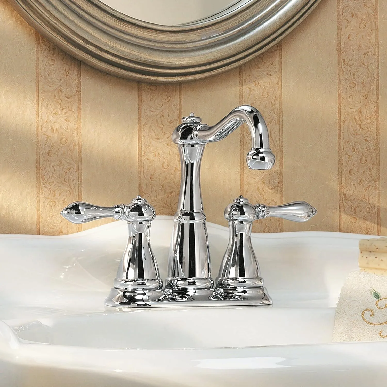 Pfister LG46M0BC Marielle 2-Handle Mini-Widespread Bathroom Faucet in Polished Chrome