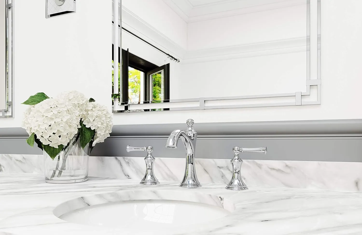 Pfister LG49-TB0C Bathroom-Sink-faucets, Polished Chrome
