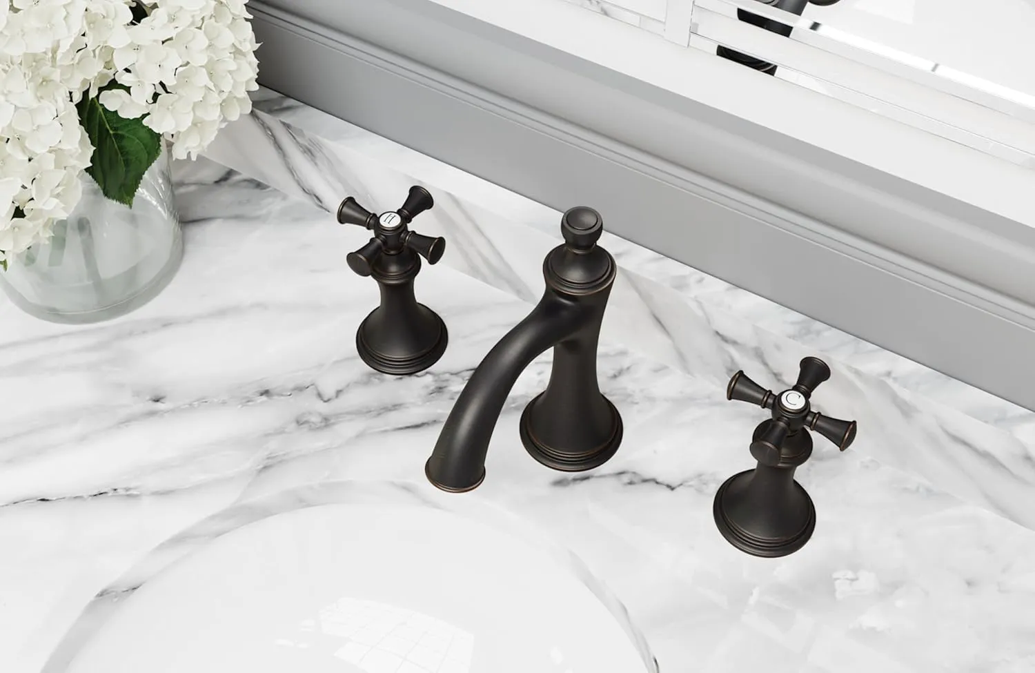 Pfister LG49-TB0D Bathroom-Sink-faucets, Polished Nickel