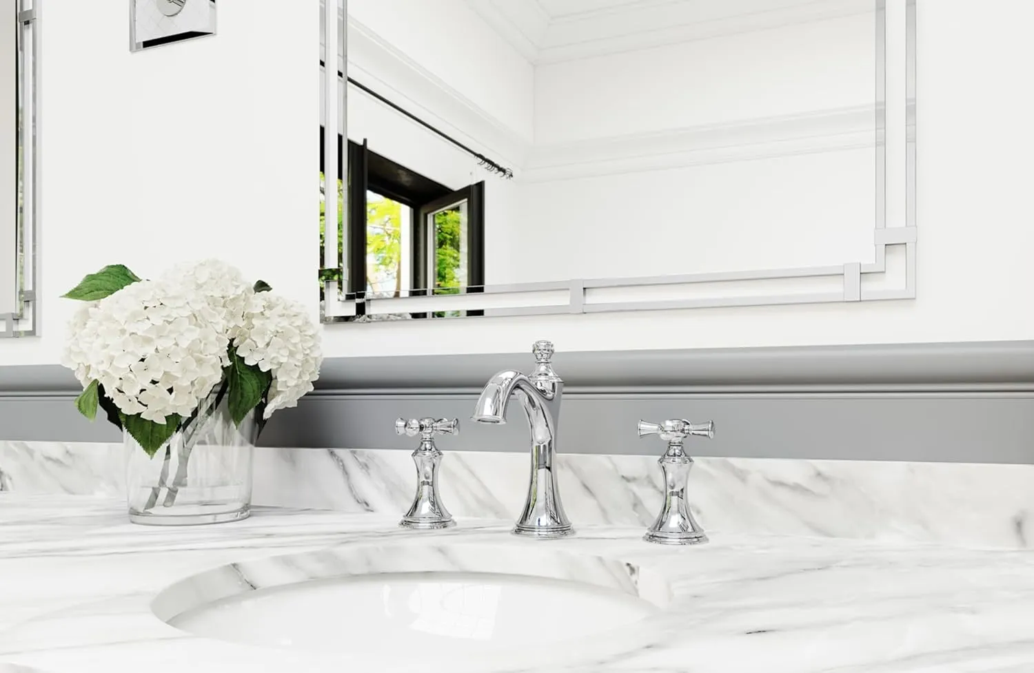 Pfister LG49-TB0D Bathroom-Sink-faucets, Polished Nickel