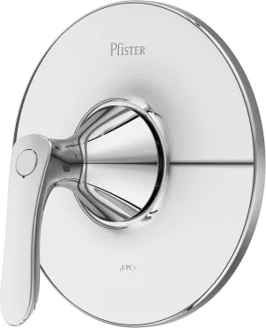 Pfister Weller Tub & Shower Valve Only Trim, Valve Not Included, 1-Handle, Polished Chrome Finish, R891WRC