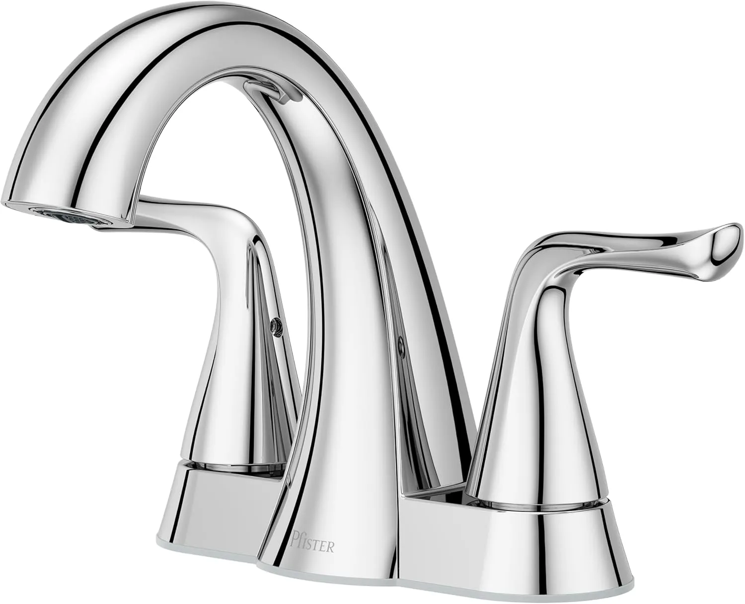 Pfister Willa Bathroom Sink Faucet, 4-Inch Centerset, 2-Handle, 3-Hole, Polished Chrome Finish, LF048MALCC