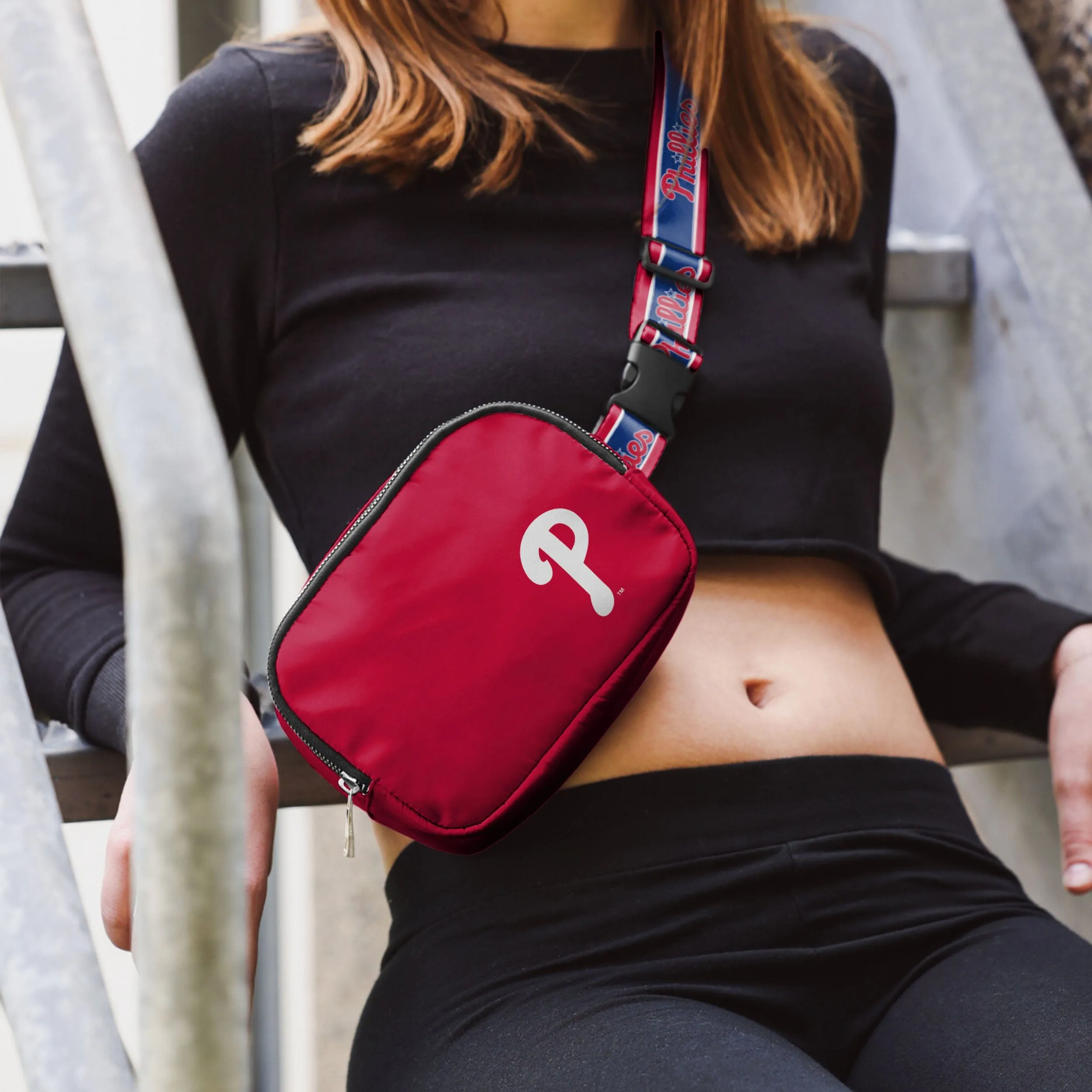 Philadelphia Phillies Team Wordmark Crossbody Belt Bag