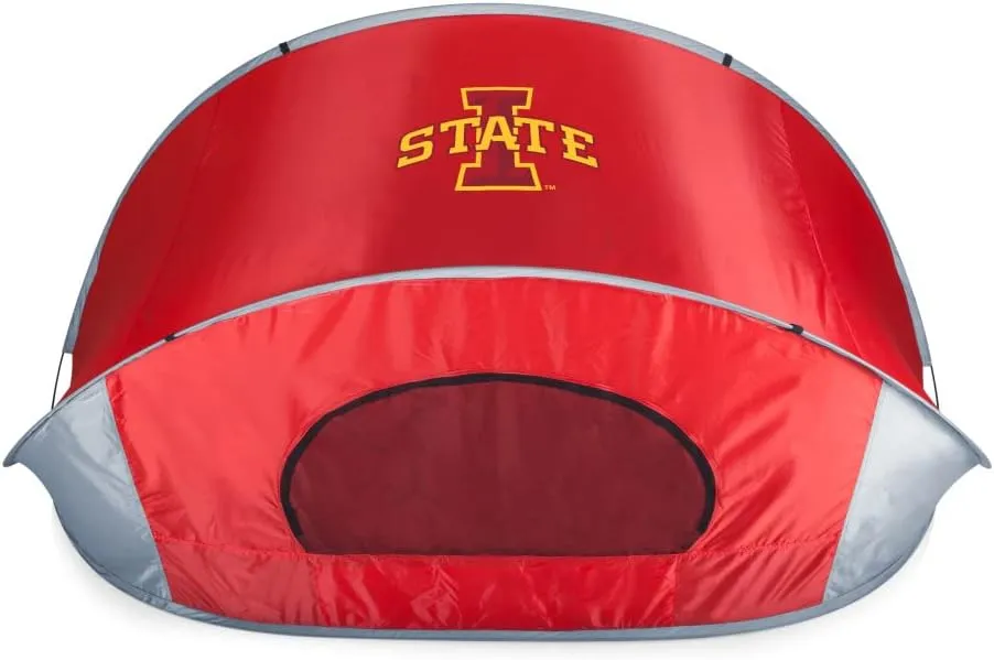 PICNIC TIME NCAA Iowa State Cyclones Manta Portable Beach Tent - Pop Up Tent - Beach Sun Shelter Pop Up
