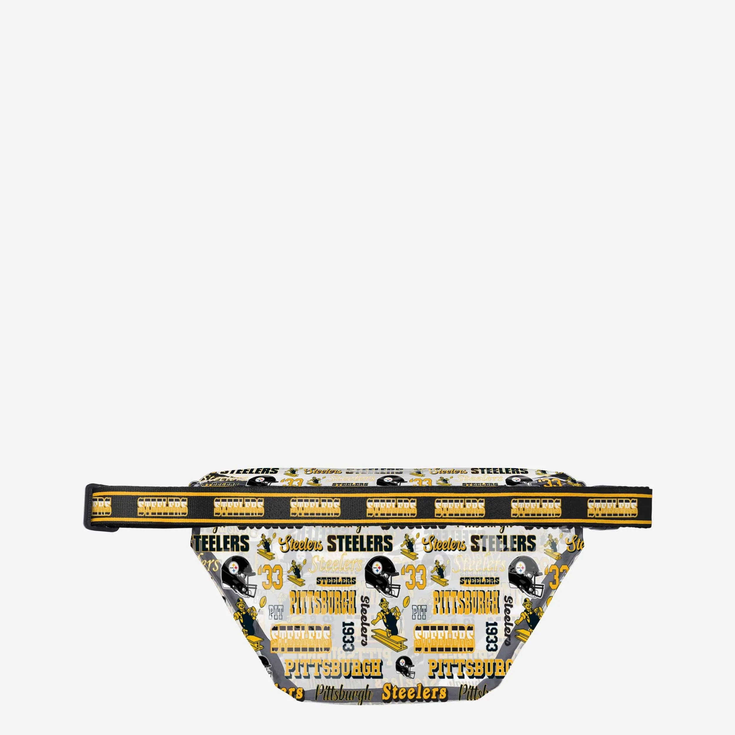 Pittsburgh Steelers Repeat Retro Print Clear Fanny Pack