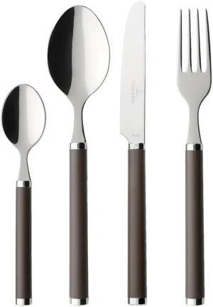 Play! Chocolate Brown cutlery set 24 pieces