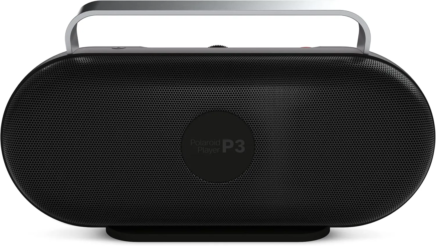 Polaroid P3 Music Player (Black) - Retro-Futuristic Boombox Wireless Bluetooth Speaker Rechargeable with Dual Stereo Pairing