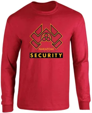 Pop Threads Nakatomi Plaza Security 1988 Christmas Retro Long Sleeve Tee T-Shirt