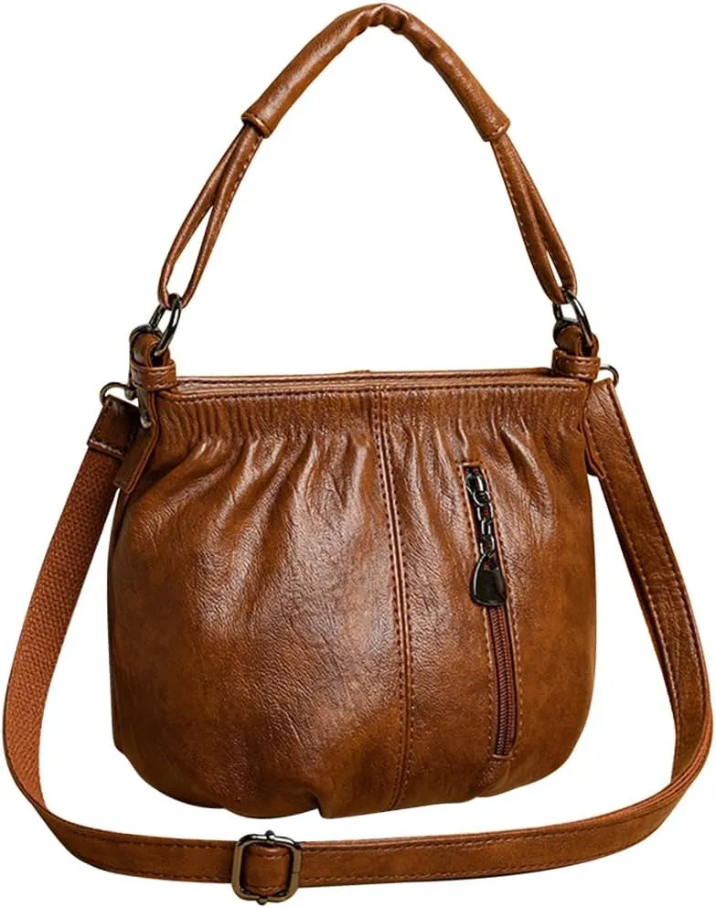 PORRASSO Fashion Crossbody Bag Women Top-Handle Bag Shoulder Bag Handbag Satchel