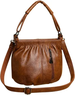 PORRASSO Fashion Crossbody Bag Women Top-Handle Bag Shoulder Bag Handbag Satchel