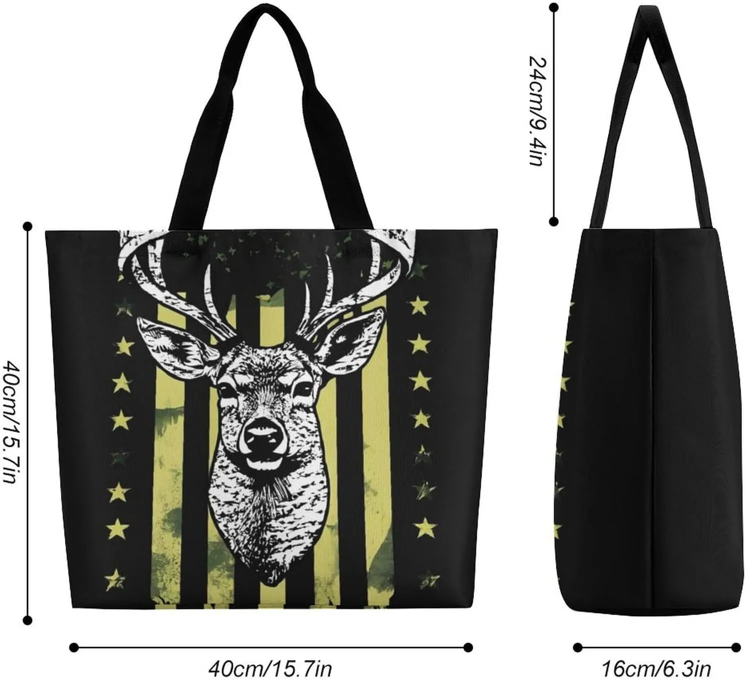 Portable Large Tote Bag for Women, Reusable Grocery Shoulder Bag Multipurpose Shopping Bags