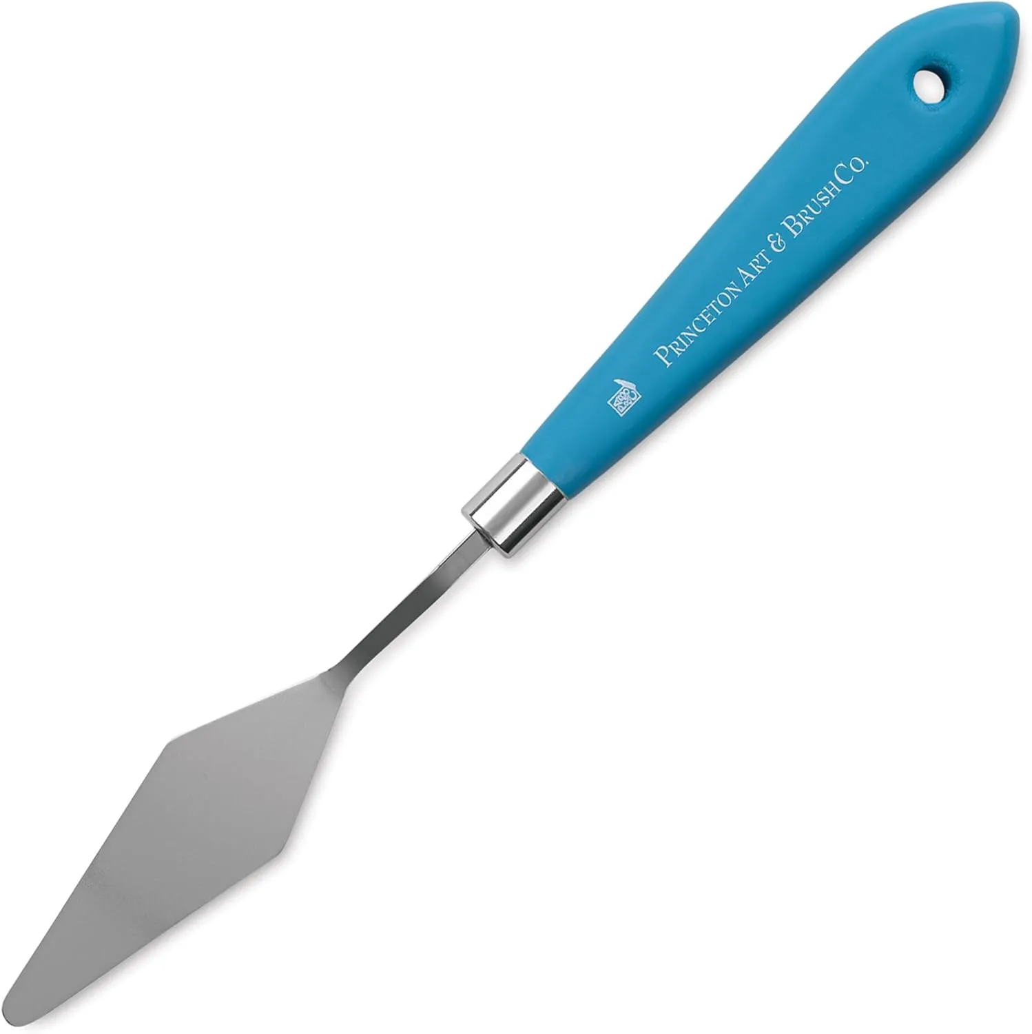 Princeton Select Artiste Palette Knife, Medium Spade, Satin Turqouise Handle, No. 3, Metal, 1 Count