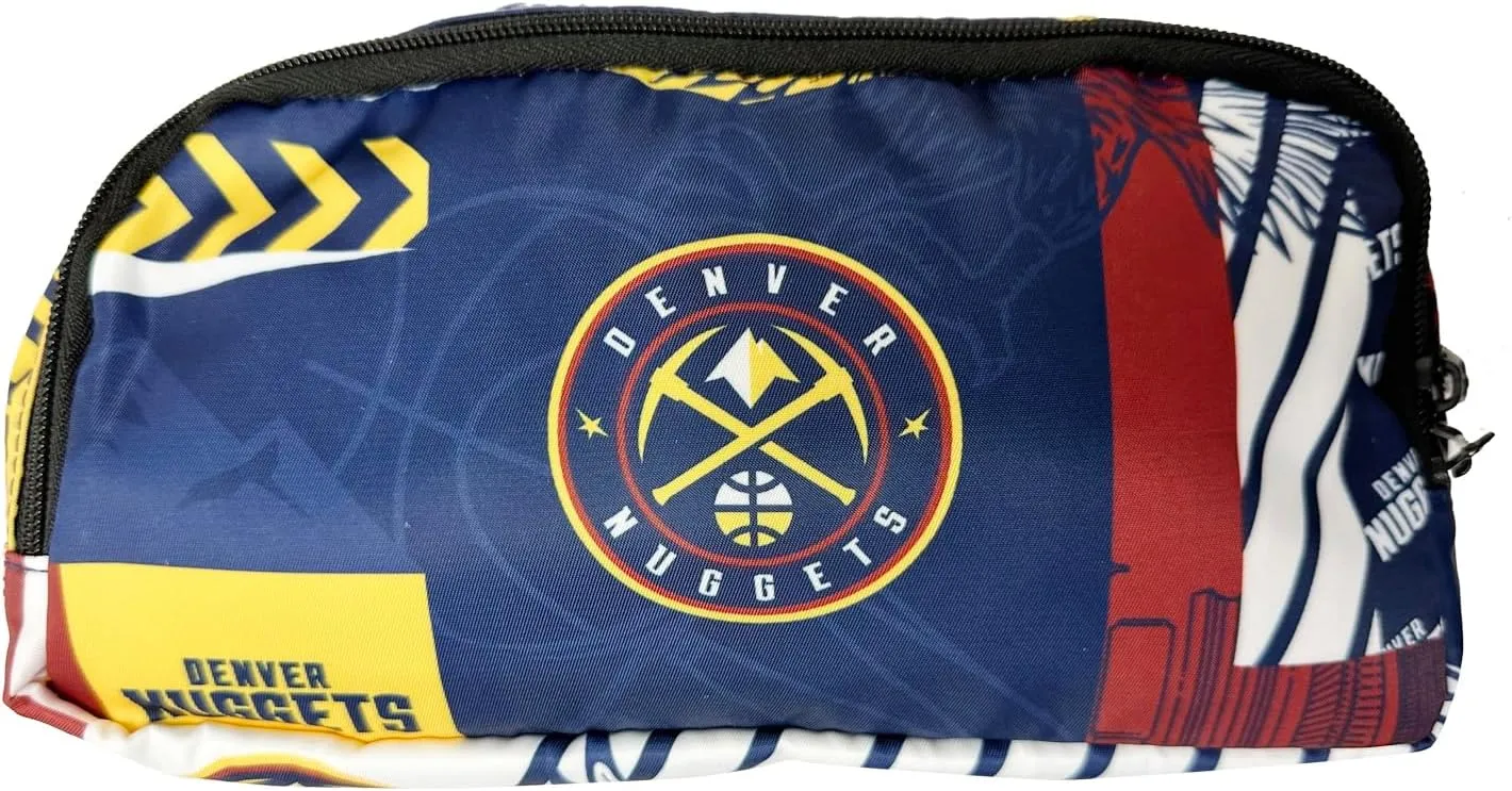 Pro Specialties Denver Nuggets Basketball Fanny Pack TM1872: Adult Bag (Street Series) Elevate Your Style with this Trendy Belt Bag - Ideal for Sports Enthusiasts. Perfect Waist Bag